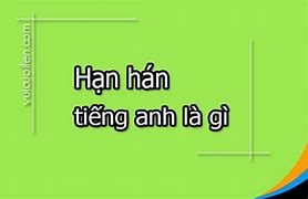 Hạn Chế Là Gì Tiếng Anh